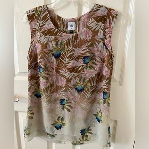 Cabi XS floral blouse